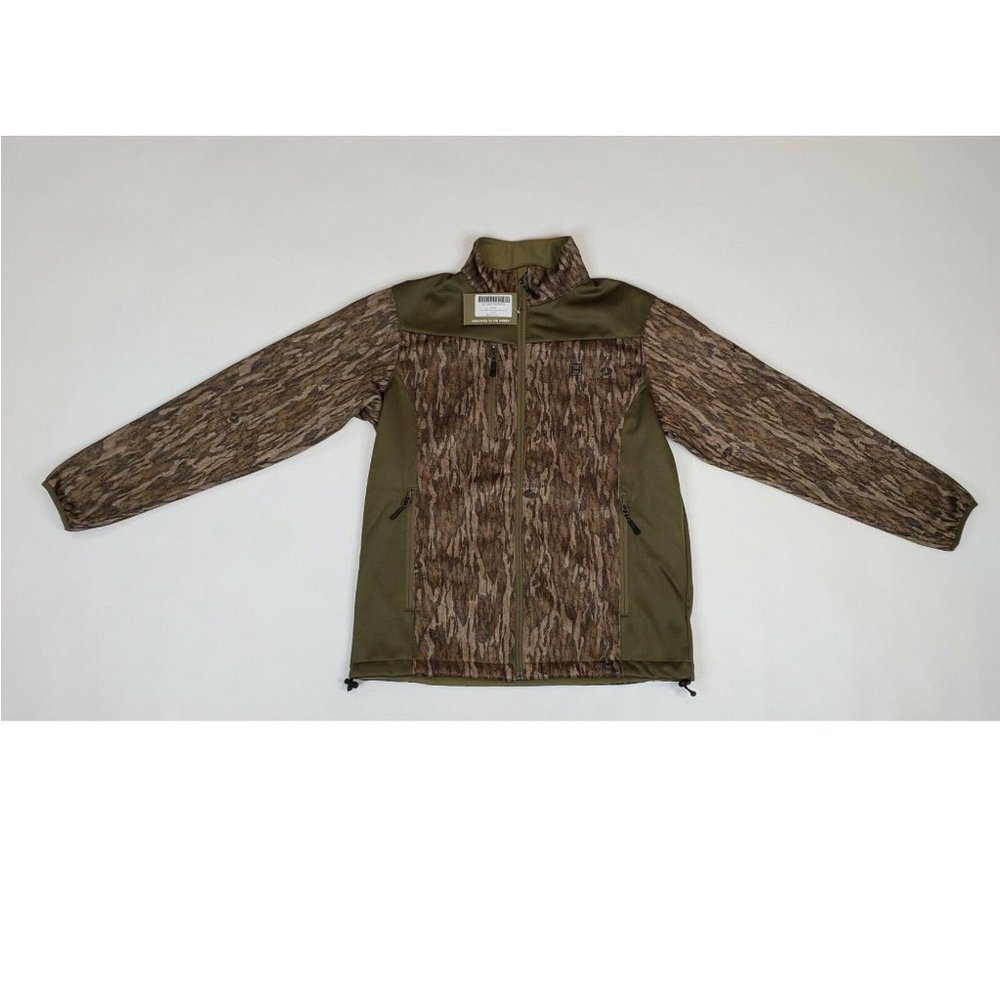 Heybo Summit Soft Shell Bottomland Camo Jacket Men's Small